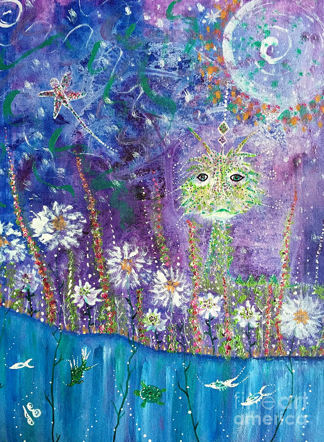 Dragons Path Painting by Julie Engelhardt Dragons Path Painting by Julie Engelhardt
