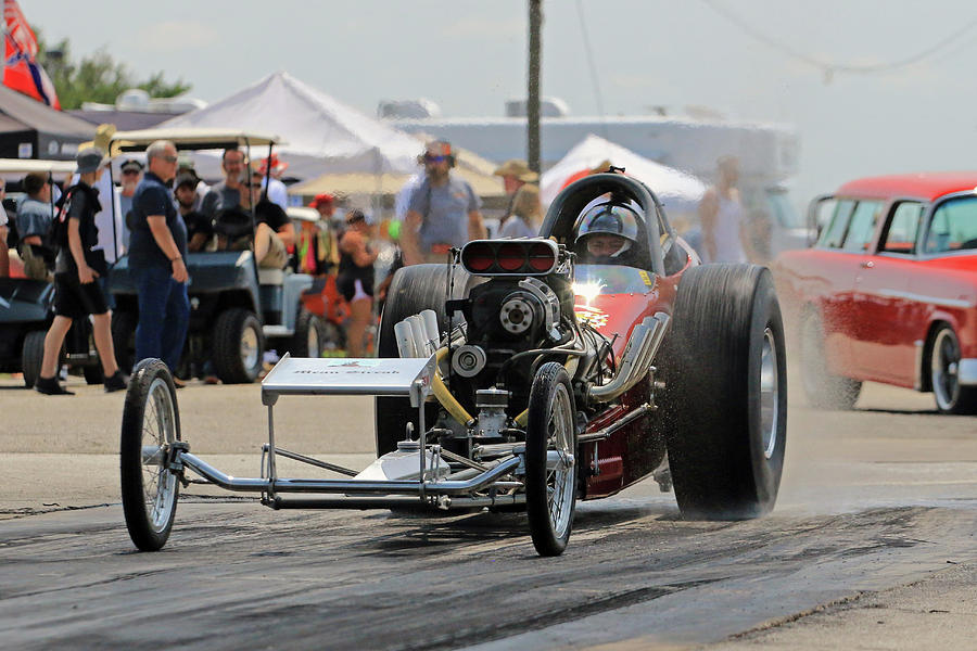 Dragster Burnout Photograph by Christopher McKenzie