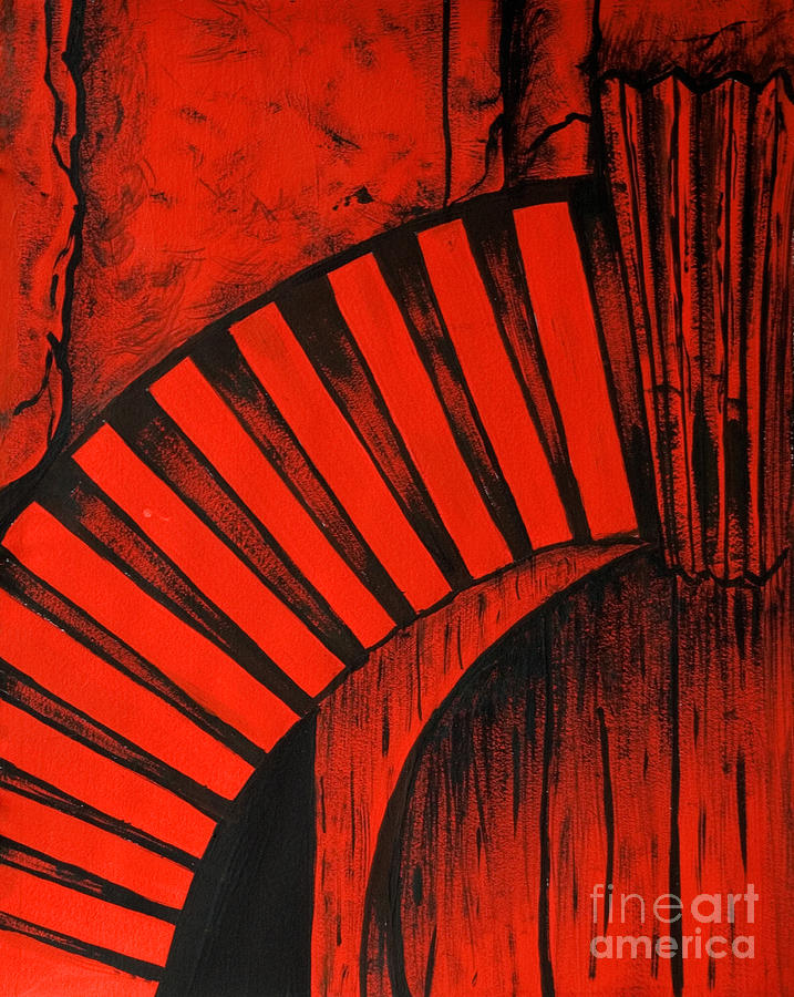 Drain Vent - Architectural Detail2 Painting by Orla Cahill