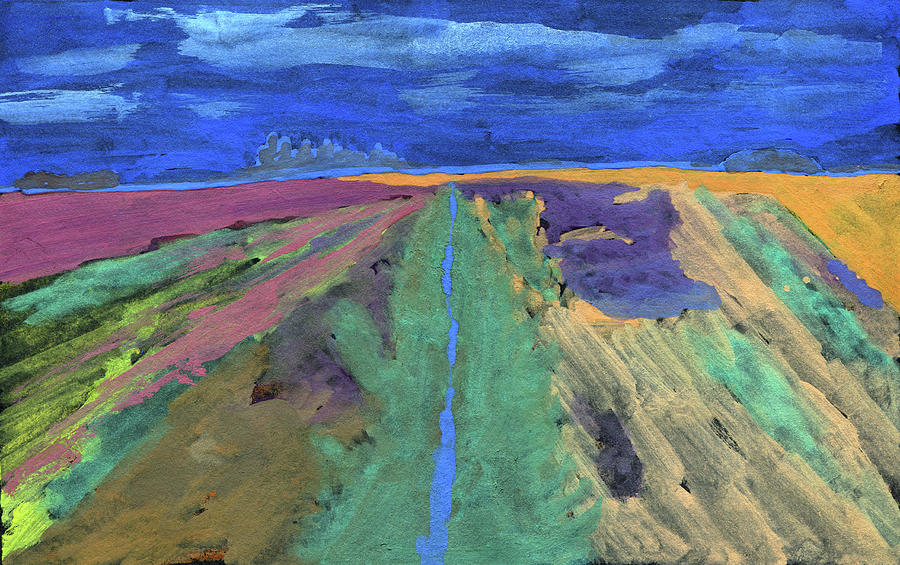Drainage Ditch 35 Painting by R Kyllo
