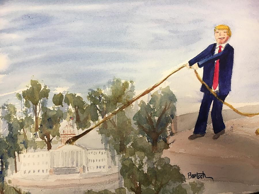 Draining the Swamp Painting by David Bartsch