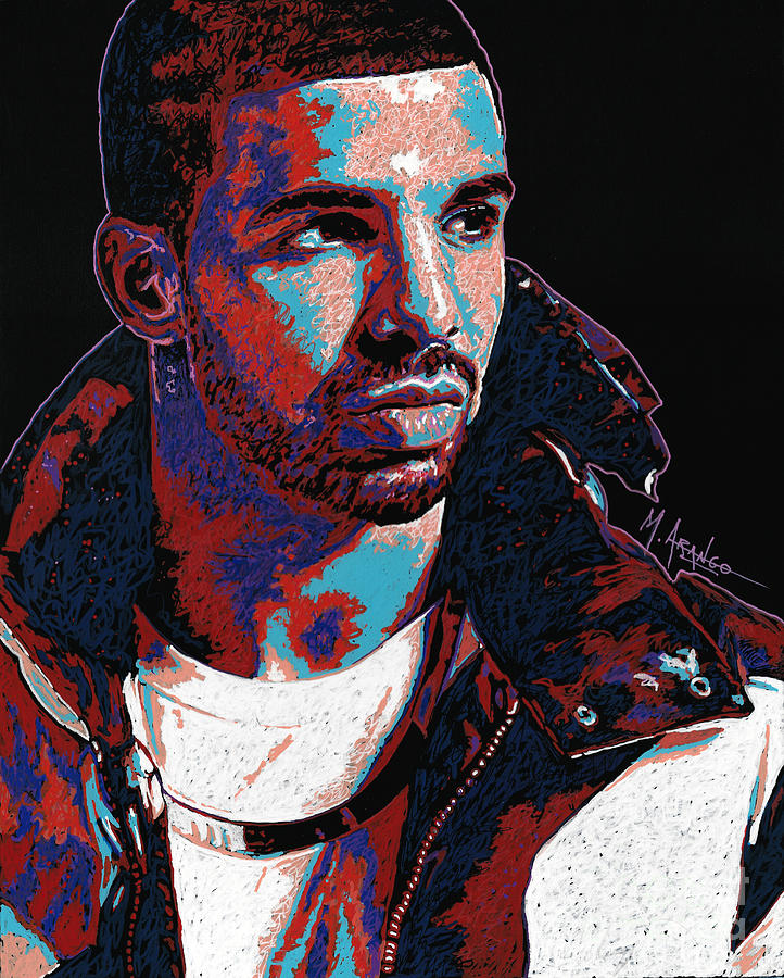 Drake Painting by Maria Arango