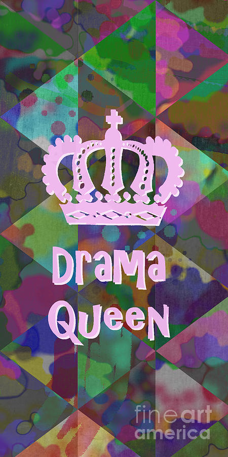 Drama Queen 3 Painting by Edward Fielding