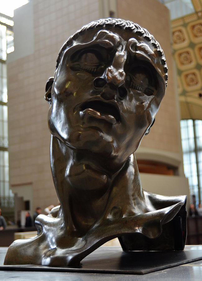 Dramatic Bronze Sculpture by Adolfo Wildt as Displayed at Orsay Museum Paris Photograph by Shawn OBrien