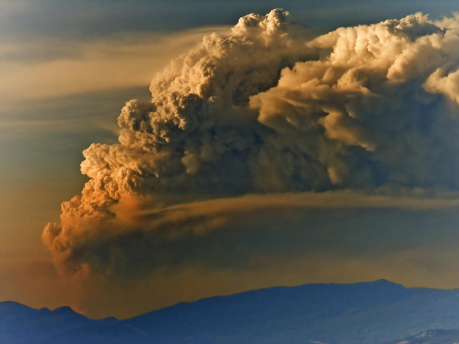 Mountain Photograph - Dramatic Clouds by David Naman