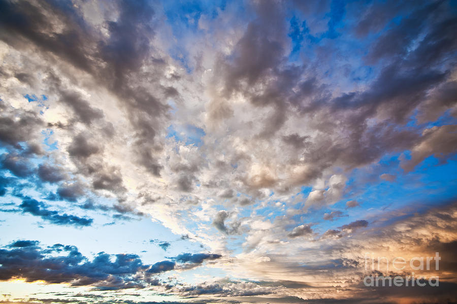 Dramatic Colorful Clouds Photograph by Bill Brennan - Printscapes