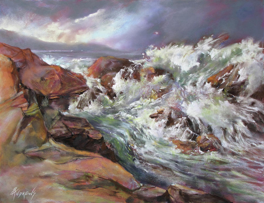 Dramatic Entrance Painting by Rae Andrews