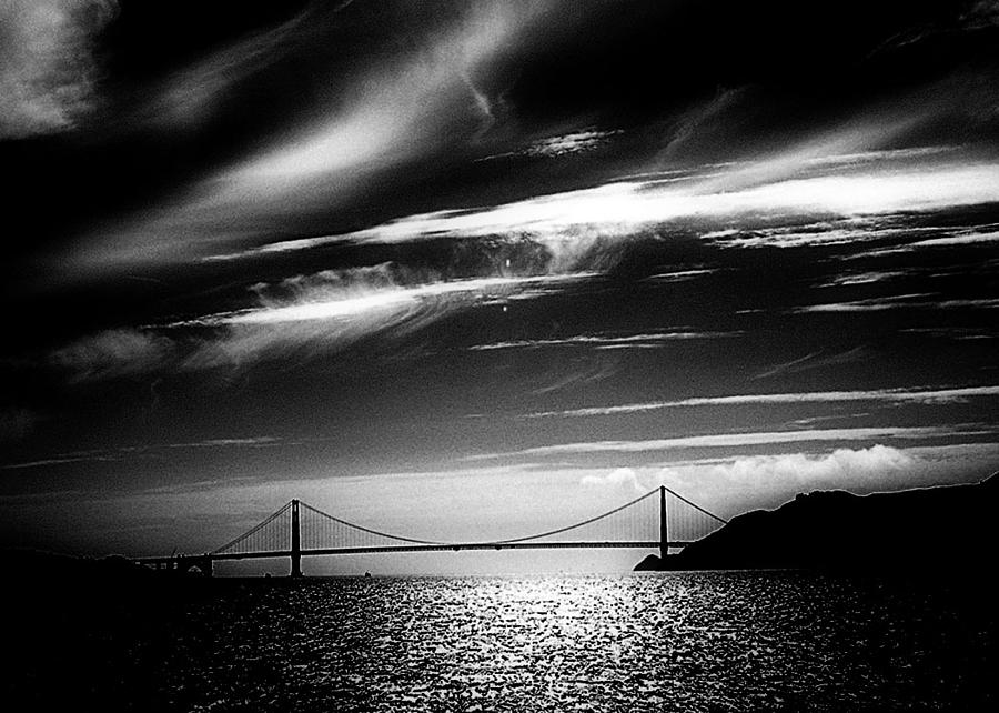 Dramatic Golden Gate Bridge Photograph by Gina Cordova