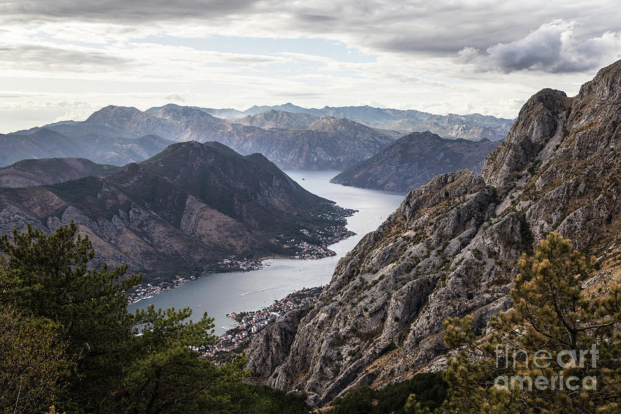 Dramatic Kotor bay in Montenegro Photograph by Didier Marti