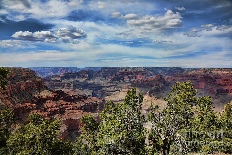 Grand Canyon National Park Photograph - Dramatic Sky Grand Canyon  by Chuck Kuhn