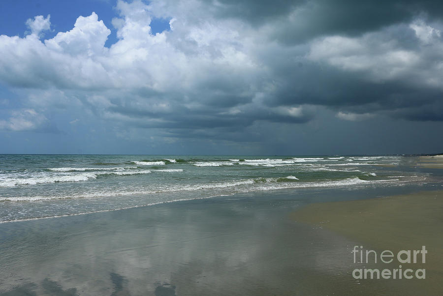 Nature Photograph - Dramatic Sky Over Litchfield Beach by Christiane Schulze Art And Photography