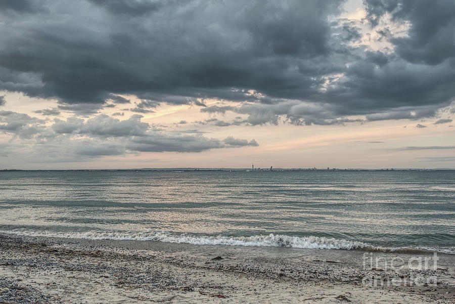 Dramatic sky towards Portsmouth 001 Photograph by Clayton Bastiani