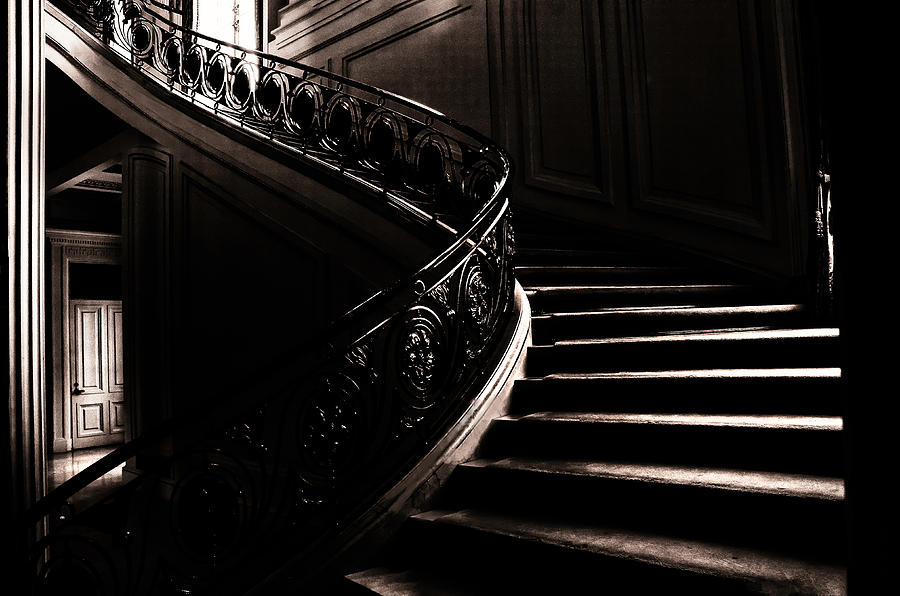 Dramatic Stairway Scene  Photograph by Joseph Hollingsworth