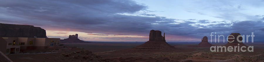 Dramatic Sunset at Monument Valley Photograph by Karen Foley