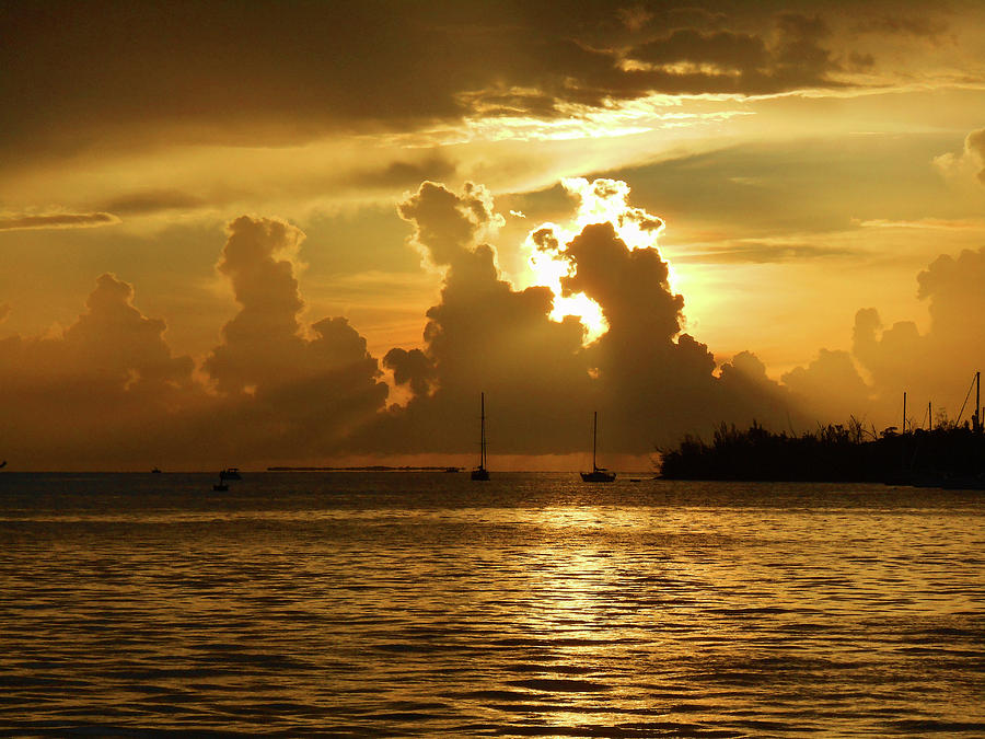 Dramatic Sunset Key West Photograph by Irina Sztukowski