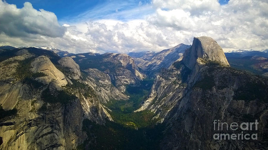Dramatic Yosemite Half Dome Photograph by Debra Thompson