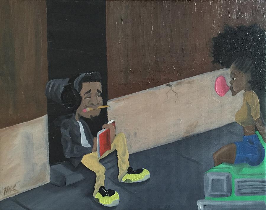 Draw Me Painting by McKinson Souverain Draw Me Painting by McKinson Souverain