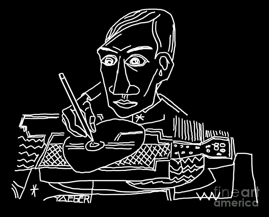 Drawing Picasso Digital Art by Robert Yaeger