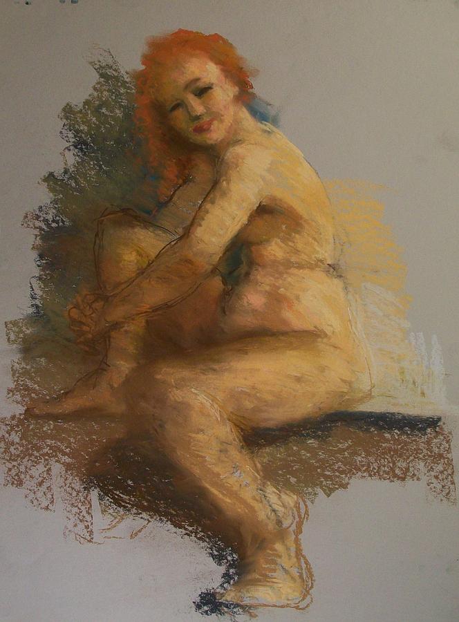 Woman Drawing - Drawing Study 0104 by Tom Forgione