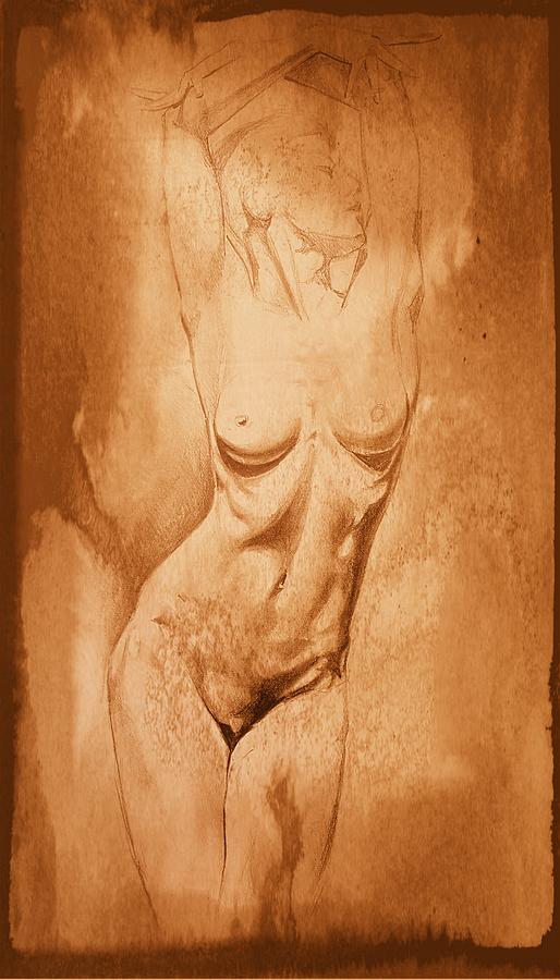 Nude Digital Art - Drawing_digital 5 by Darwin Leon