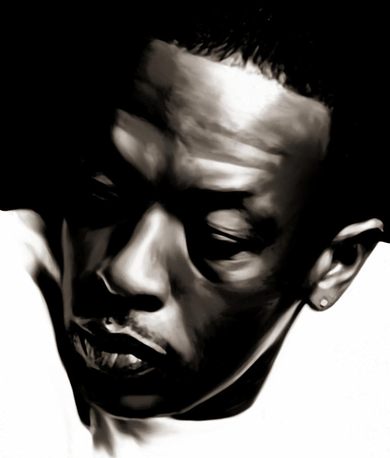 Dr Dre Painting - Dre by Laurence Adamson
