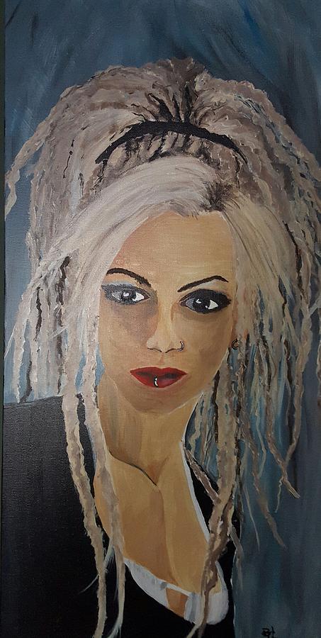 Dreaded Woman Painting By Robert Class - Fine Art America