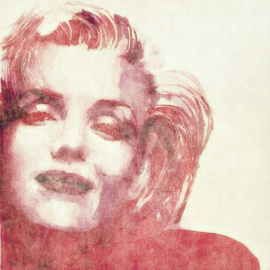Marilyn Monroe Painting - Dream A Little Dream Of Me by Paul Lovering