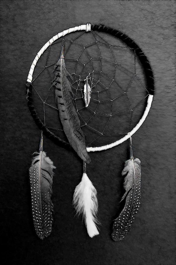 Dream Catcher Black White Photograph by Athena Mckinzie