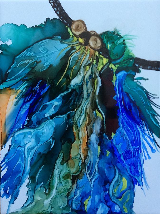 Feather Painting - Dream Catcher by Pat Purdy
