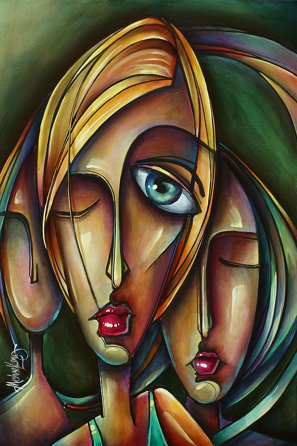 Portrait Painting - Dream Catchers by Michael Lang