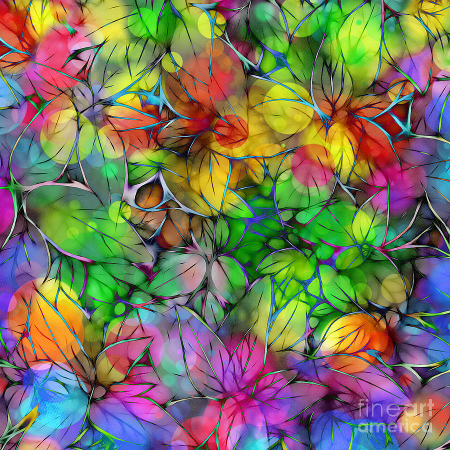 Dream Colored Leaves Digital Art by Klara Acel