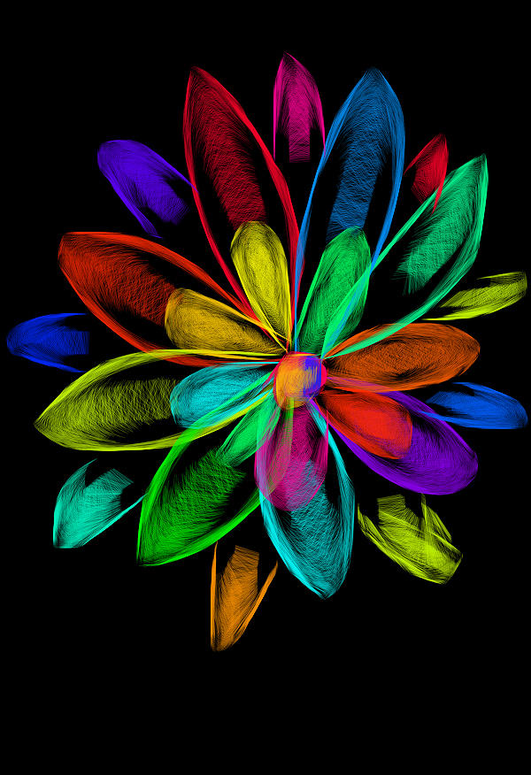 Dream Flower Painting by Artsy Gypsy