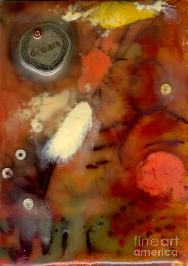 Abstract Mixed Media - Dream Fog by Angela L Walker