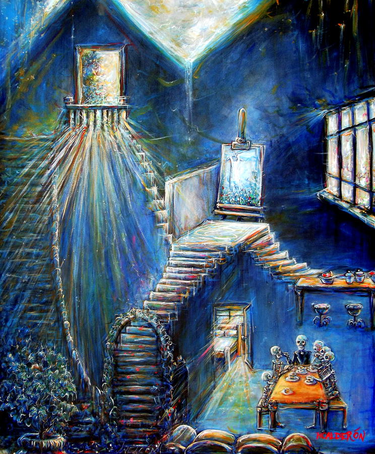 Dream House Painting by Heather Calderon