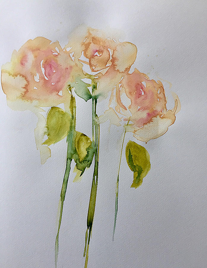 Dream Of Roses Painting by Britta Zehm