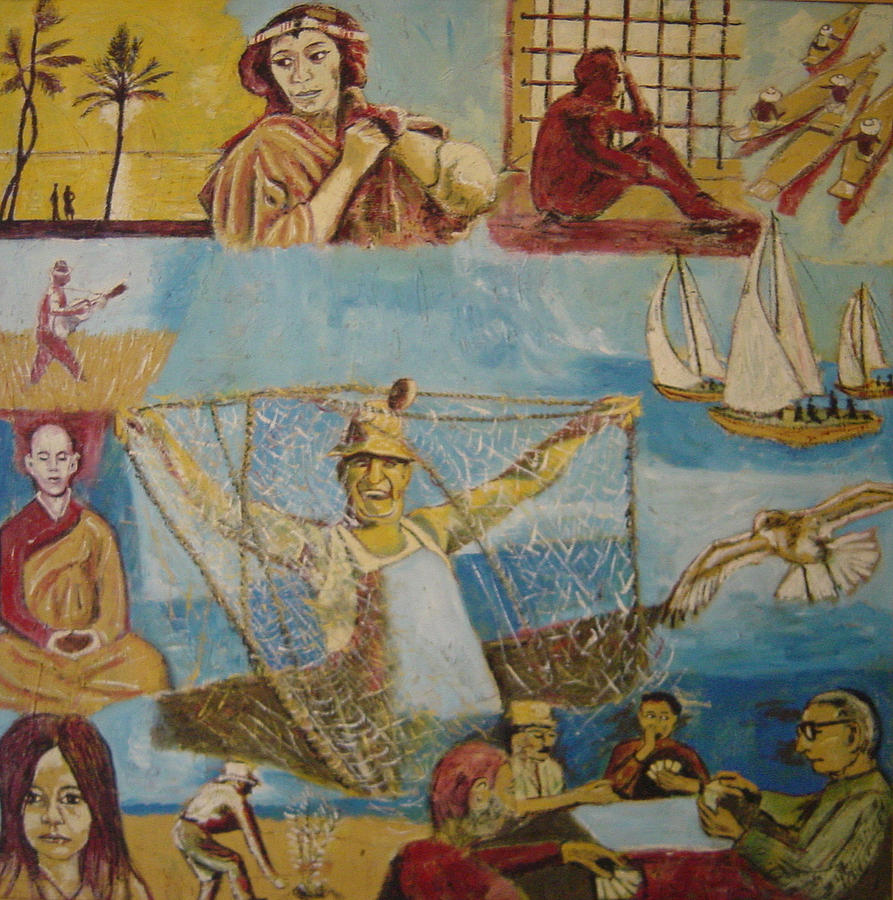 Dream of the fisherman Painting by Biagio Civale Dream of the fisherman Painting by Biagio Civale
