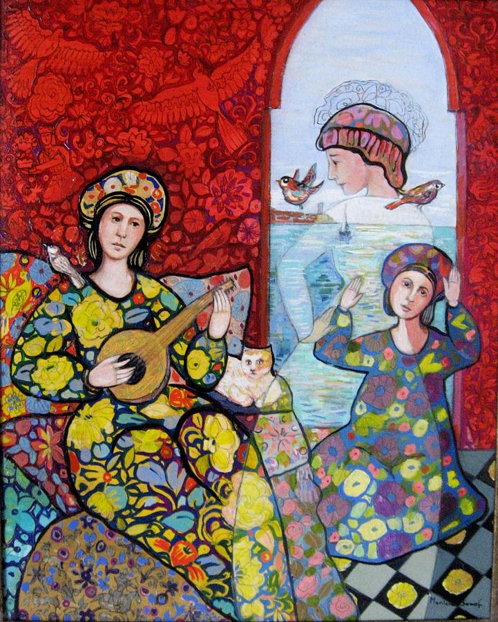 Dream Of The Sea Painting by Marilene Sawaf Dream Of The Sea Painting by Marilene Sawaf