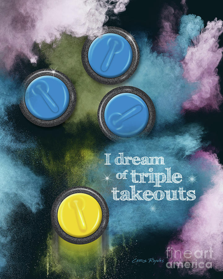 Dream Digital Art - Dream of Triples by Chris Rhynas