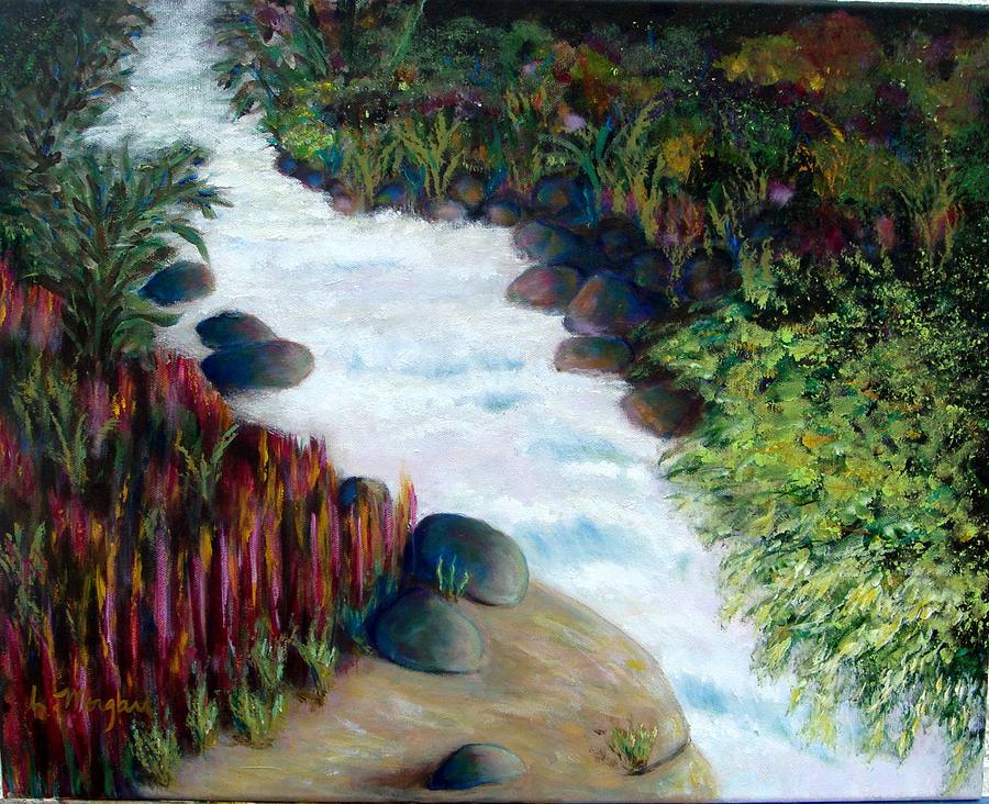 Dream River Painting by Laurie Morgan