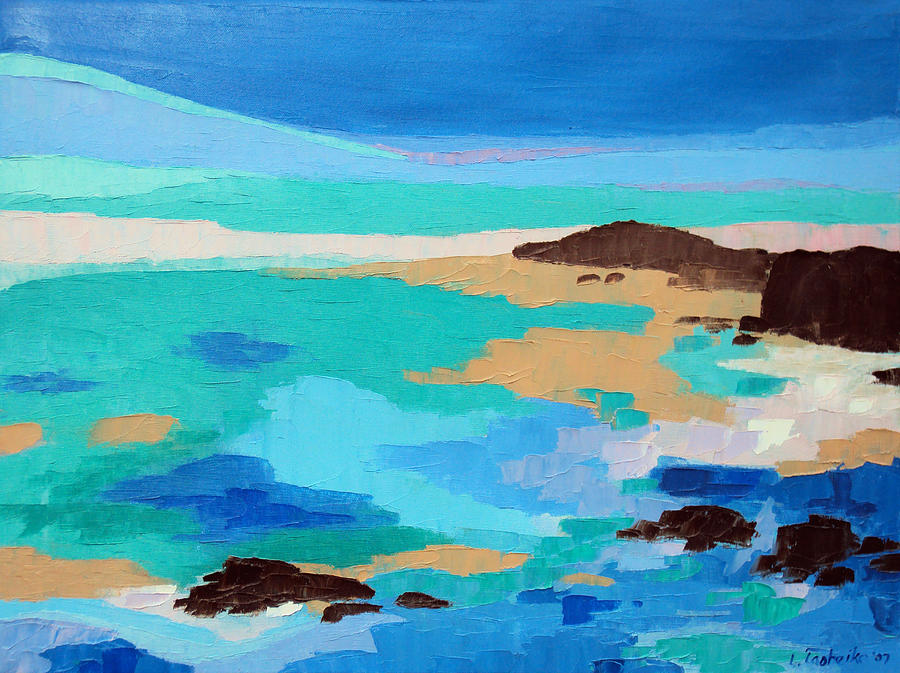 Maine Painting - Dream Scape 14 by Laura Tasheiko Maine Painting - Dream Scape 14 by Laura Tasheiko