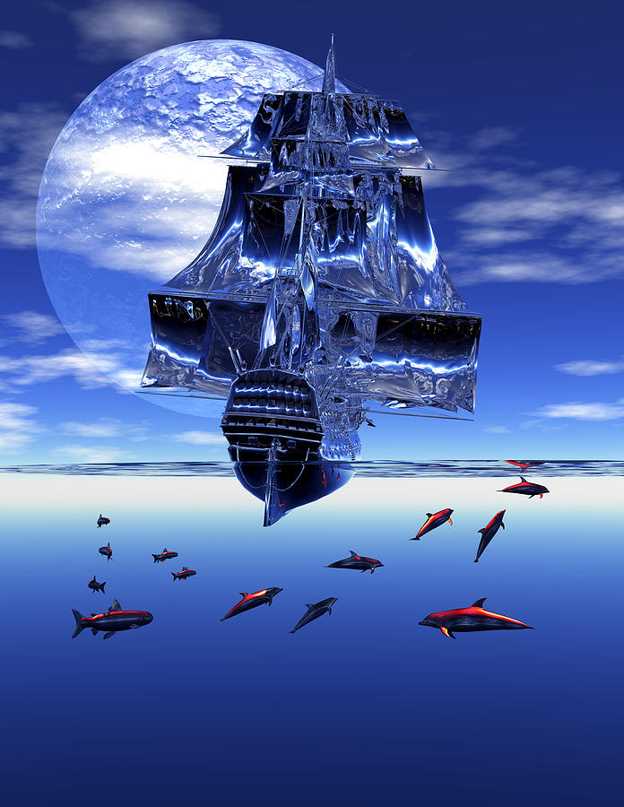 Dream Sea Voyager Digital Art by Claude McCoy
