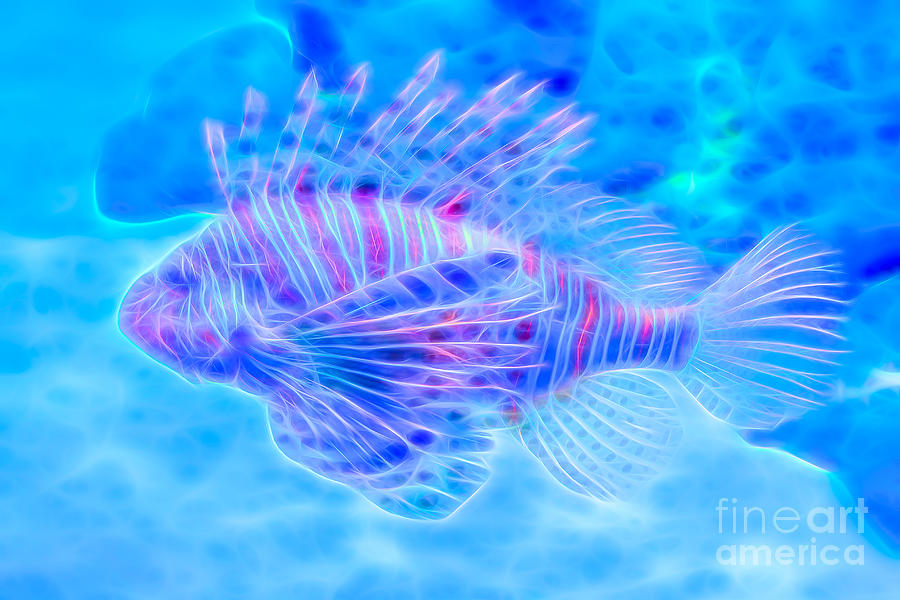 Dream State Lionfish Digital Art by Ray Shiu