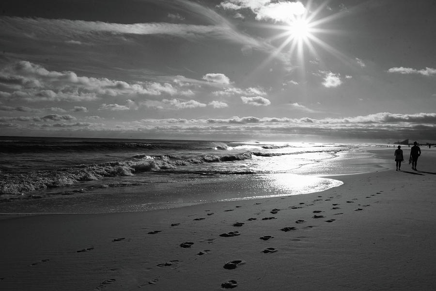 Dream walkin' on the Beach Photograph by Debbie Colombo