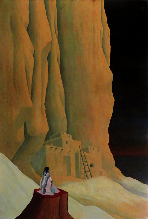 Pueblo Painting - Dream World by Robert Marquiss Pueblo Painting - Dream World by Robert Marquiss