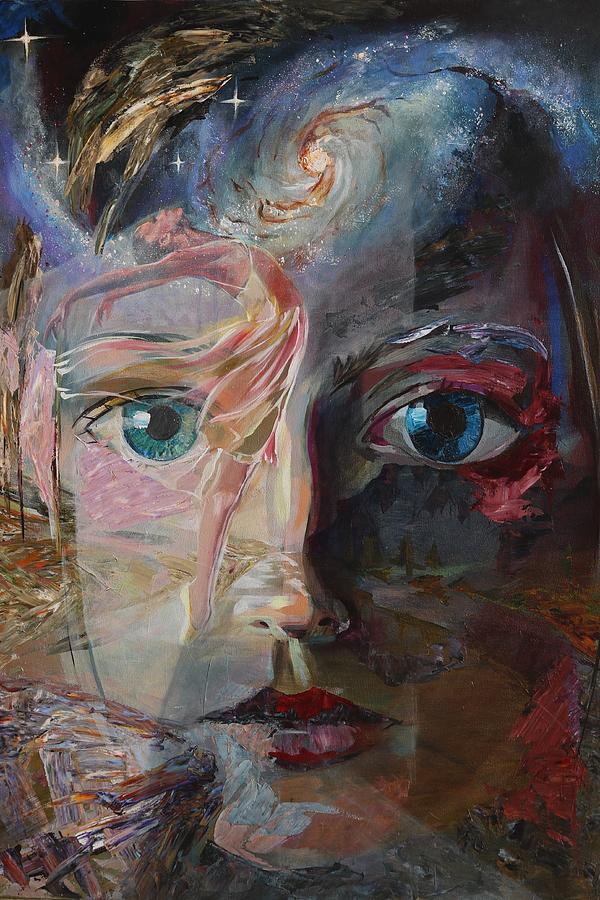 Portrait Painting - Dreamer by Peta Mccabe