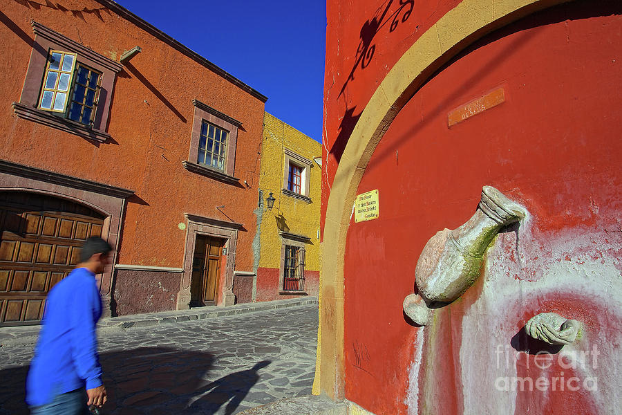 Dreaming in color in the city of San Miguel de Allende, Mexico Photograph by Sam Antonio