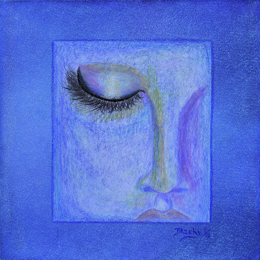 Portrait Painting - Dreaming In Whispers by Donna Blackhall