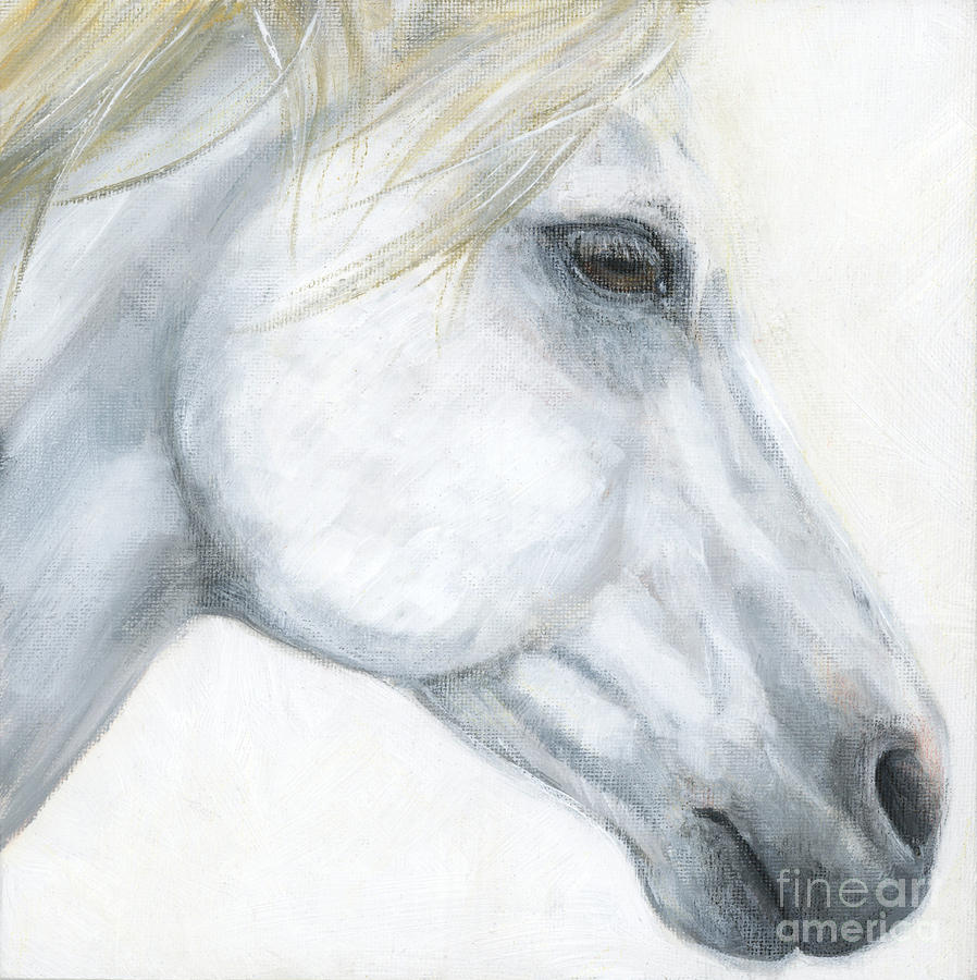 Sacred Stallion Painting by Brandy Woods
