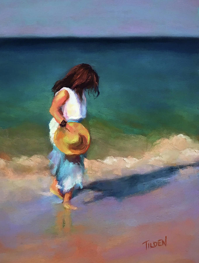 Beach Pastel - Dreaming by Linda Tilden