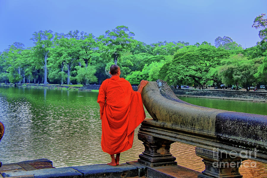 Dreaming Monk Photograph by Rick Bragan